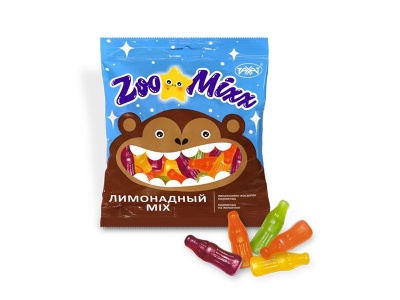 Мармелад ZooMixx Лимонад пп/пл 85гр ТМ Рахат